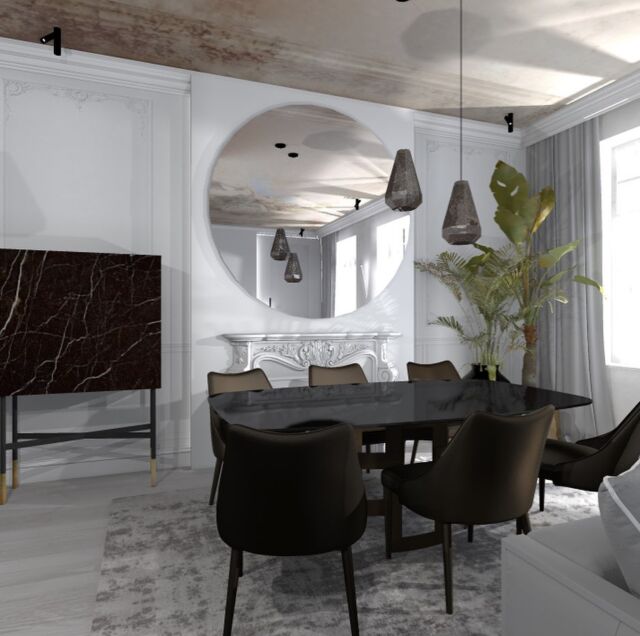 Apartament, salon, cdn. Realizacja 2021#ineriordesign #apartment #luxuryinteriors #walldecoration #interiør #bontempicasa #ornante
